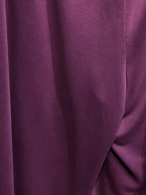 Pantalon fluide ample violet intense