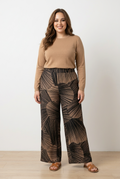 Pantalon fluide imprimé graphique ✨