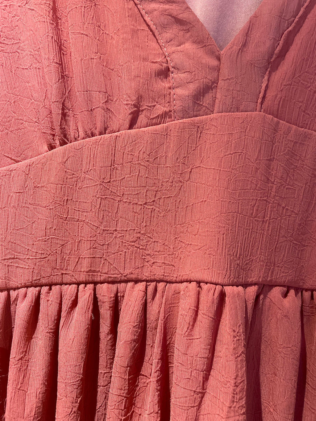 Robe fluide vieux rose doublée ✨