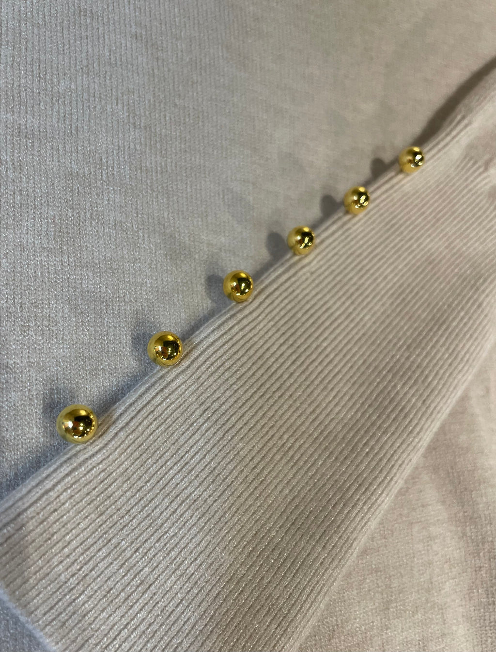 pull maille beige